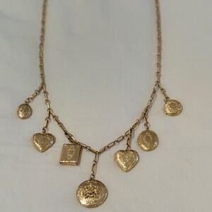 Gold Charm Necklace